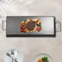 32x14 i flad top grill carbon stål universal bbq grill pan
