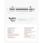 220V 12W UV Water Purifier 1GPM Ultraviolet vandrensningsfilter