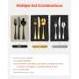 45-Piece Silverware Set, Food-Grade Stainless Steel Flatware Utensils, Mirror Finished Cutlery Set, Dishwasher Safe Eating Table