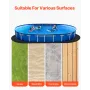 15x30 ft oval poolforingspude til overjordisk pools tunge