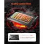 24x16 i flad top grill carbon stål universal bbq grill pan