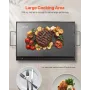Carbon Steel Griddle, 24x16 inch Universal Flat Top Rectangular Plate, Gas Grill Griddle for BBQ Grill, Teppanyaki, Portable Fam
