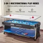 3-i-1 roterende drejelig multi-spilbord lufthockey billard