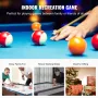 3-in-1 Rotating Swivel Multi Game Table with Air Hockey, Billiards/Pool, and Table Tennis, 88" Hockey Table for Game Room Family