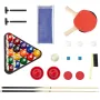 3-i-1 roterende drejelig multi-spilbord lufthockey billard