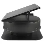 Roof Attic Exhaust Fan, 42W Smart Solar Roof Ventilation Fan with Thermostat, Remote Control, 2800 CFM Airflow Built-in Brushles