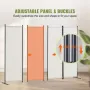Room Divider, 4 Panel Room Dividers and Folding Privacy Screens, Fabric Partition Room Dividers for Office, Bedroom, Dining Room