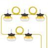 50FT Construction String Work Lights 50W 5000LM Connectable Waterproof