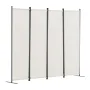 Room Divider, 4 Panel Room Dividers and Folding Privacy Screens, Fabric Partition Room Dividers for Office, Bedroom, Dining Room