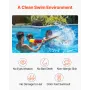 Salt Water Chlorinator System, Pool Chlorination Cell Fits for Hayward W3T-Cell-3 (T3), Pool Cell Salt Water System for In-Groun