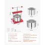 Frugtvin Press Manual Press til vin Making 0,8 Gal/3L Rustfrit