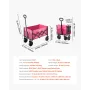 Sammenklappelige vognvogne 120L & 225 lb