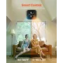 Roof Attic Exhaust Fan, 50W Smart Solar Roof Ventilation Fan with Thermostat, Remote Control, 3000 CFM Airflow Built-in Smoke Se