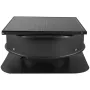 Roof Attic Exhaust Fan, 50W Smart Solar Roof Ventilation Fan with Thermostat, Remote Control, 3000 CFM Airflow Built-in Smoke Se