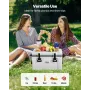 Portable Cooler, 26 QT Hard Cooler with Ice Retention, Heavy-Duty Handles and Strap, Lightweight Rigid Material Insulated Portab
