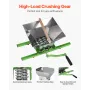 1.8 Gal/7L Fruit and Apple Crusher, Large Manual Grinder, Stainless Steel Fruit Scratter Pulper for Wine Cider Apple Grape Press