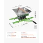 1.8 Gal/7L Fruit and Apple Crusher, Large Manual Grinder, Stainless Steel Fruit Scratter Pulper for Wine Cider Apple Grape Press