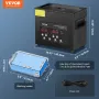 3L Ultra Sonic Cleaner, 120W Digital Ultrasonic Cleaning Machine with Gentle Mode & Upgraded Degassing, 40kHz Ultrasound Cleaner
