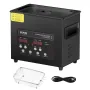 3L Ultra Sonic Cleaner, 120W Digital Ultrasonic Cleaning Machine with Gentle Mode & Upgraded Degassing, 40kHz Ultrasound Cleaner