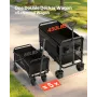 Double Decker Wagon Sammenfoldelig 300L & 450 lbs Kraftig