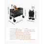 Double Decker Wagon Sammenfoldelig 300L & 450 lbs Kraftig