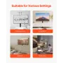 Motoriseret tv Lift Stand Mount Bracket med fjernbetjening til