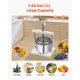 Frugtvin Press Manual Press til vinfremstilling 1,45 gal/5L