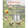 Frugtvin Press Manual Press til vinfremstilling 1,45 gal/5L