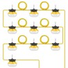 100FT Construction String Lights 100W 10000LM Connectable Waterproof
