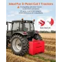 Ballast Box 3 -punkts kategori 1 Traktor Hurtigt hitch -modvægt