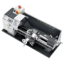 Metal Lathe, 203 x 406 mm(8 x 16 in), 550W Benchtop Lathe Machine, 0-2500 RPM Variable Speed, with 0.0076 mm(0.0003 in) Spindle 