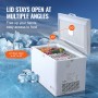 Chest Freezer 12.8 cu.ft / 345 L Large Deep Freezer & 4 Removable Baskets