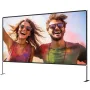 Udendørs filmskærm m/ stand, 150 "bærbar filmskærm, 16: 9 HD