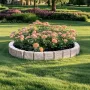 Faux Stone Landscape Edging, 46.8 x 3.9 in Realistic Lawn Edging, Flexible Brick-Sized Garden Edging Border with Anchoring Spike