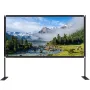 Udendørs filmskærm m/ stand, 150 "bærbar filmskærm, 16: 9 HD