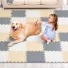 Kids Foam Puzzle Floor Playmat 0,4 i 36 stk. Følg Eva Soft Fliser