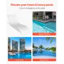 In-Pool Lounge Chairs, Set of 2 Chaise Lounger, Inside Pool Lounge Chairs for up to 5" Water Depths, Fixed in Pools & Floating o