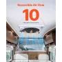 RV Vent Roof-fan 14 tommer 10-trins reversibelt med