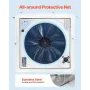 RV Vent Fan, 14 inch RV Roof Vent Fan 12V, Powerful 10-Speed Reversible Fan with Remote Control, Built-in DC Motor, Power Top Li