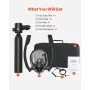 Scuba Tank, 0.5L Portable Scuba Diving Tank, Diving Oxygen Cylinder Supports 5-10 Minutes Underwater Breathing, 32.81 ft Diving 