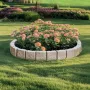 Faux Stone Landscape Edging 46.8 x 3.9 in Realistic Lawn Edging, Flexible Brick-Sized Garden Edging Border with Anchoring Spikes