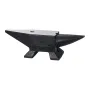 Cast Steel Anvil, 22 Lbs(10kg) Single Horn Anvil with Large Countertop and Stable Base, High Hardness Rugged Round Horn Anvil