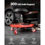 Rullende mekanisk afføring Justerbar garage sæde 300 kg