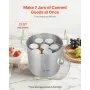 Canning Pot with Rack and Glass Lid 21 QT Rustfrit stål vandbad