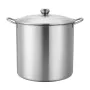 Canning Pot with Rack and Glass Lid 21 QT Rustfrit stål vandbad