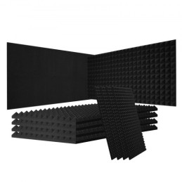 Acoustic Foam Panels 4 Pack 48 x 24 x 2 in for Studio Wall and Ceiling