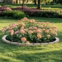 Faux Stone Landscape Edging, 46.4 x 2.2 in Realistic Lawn Edging, Flexible Brick-Sized Garden Edging Border with Anchoring Spike