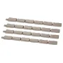 Faux Stone Landscape Edging, 46.4 x 2.2 in Realistic Lawn Edging, Flexible Brick-Sized Garden Edging Border with Anchoring Spike