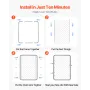 Chain Link Fence Gate Fit 2-6 ft x 4 ft Garden Gate Posts ikke