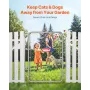 Chain Link Fence Gate Fit 2-6 ft x 4 ft Garden Gate Posts ikke